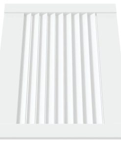 Ante A Lamelle 4 Pz Bianche 39,5x49,4 Cm In Legno Di Pino