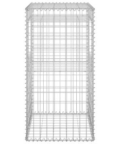 Cesti A Gabbione A Torre 2 Pz 50x50x100 Cm In Ferro