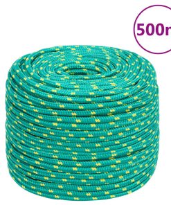 Corda Per Barca Verde 10 Mm 500 M In Polipropilene