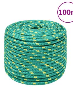 Corda Per Barca Verde 12 Mm 100 M In Polipropilene