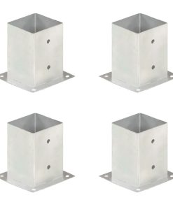 Ancoraggi Pali 4 Pz In Metallo Zincato 101 mm