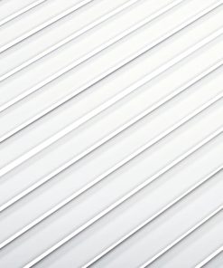 Ante A Lamelle 2 Pz Bianche 69x39,4 Cm In Legno Di Pino