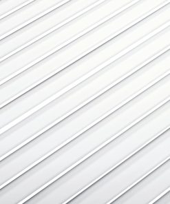 Ante A Lamelle 2 Pz Bianche 69x49,4 Cm In Legno Di Pino