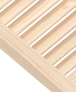 Anta Con Design A Lamelle 69x49,4 Cm In Legno Di Pino