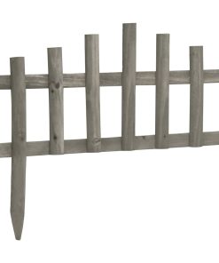 Bordature Per Prato 10 Pz In Legno Di Abete 4,4 M