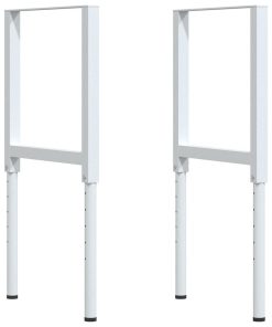 Banco Da Lavoro 80x60x(71,5-98) Cm Legno Massello Rovere