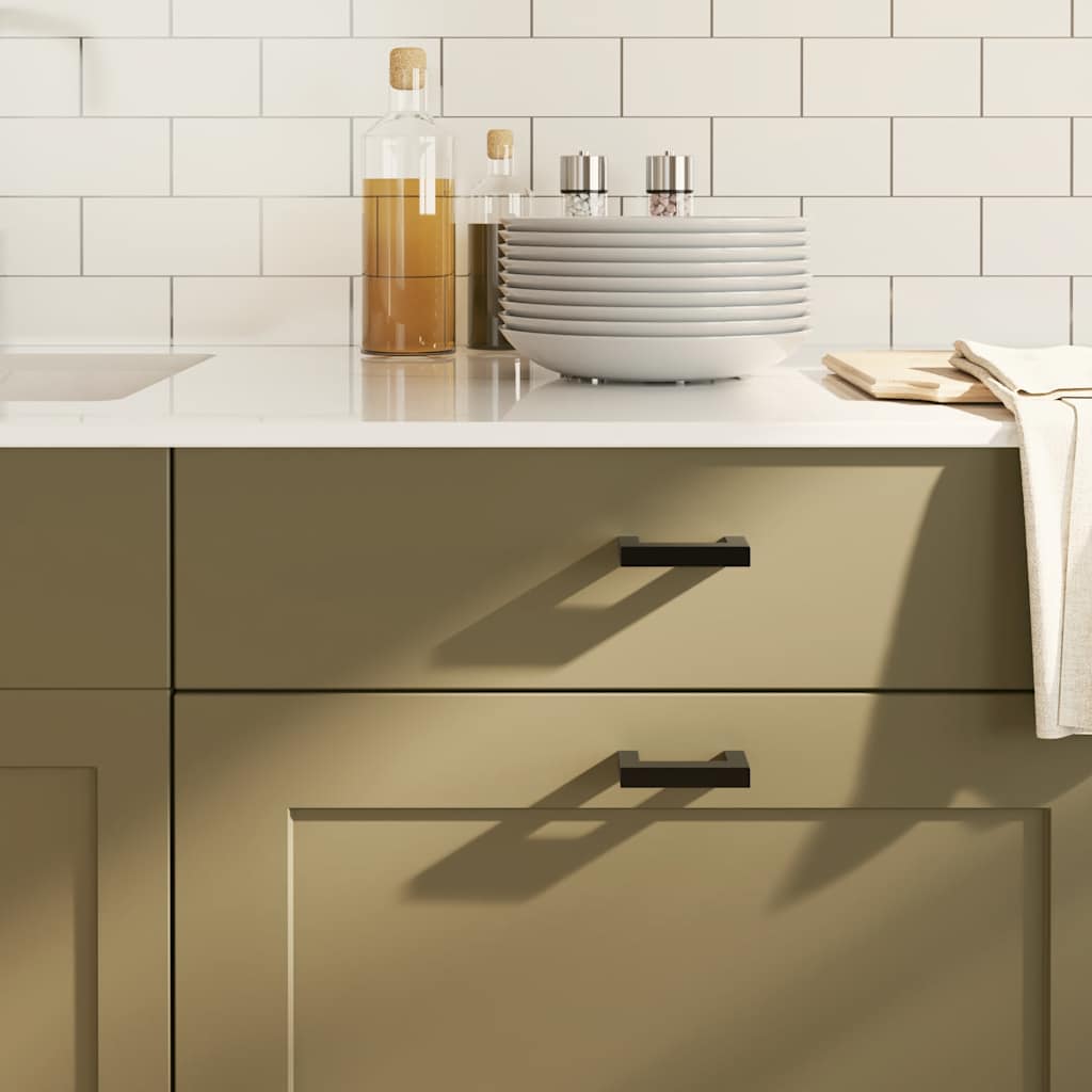 Maniglie Per Mobili 10pz Nere 64mm In Acciaio Inox - Image 5