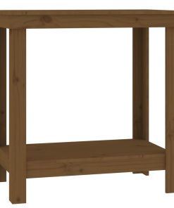 Banco Da Lavoro Ambra 80x50x80 Cm In Legno Massello Di Pino