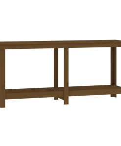 Banco Da Lavoro Ambra 180x50x80 Cm In Legno Massello Di Pino