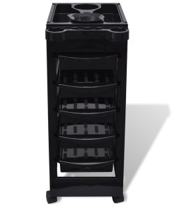 Trolley Portautensili Parrucchiere In Plastica Con Ruote