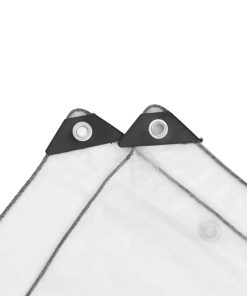 Telone Trasparente Con Occhielli 4x8 M In Polietilene