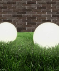 Set Lampade A Led Sferiche 4 Pz 40 Cm In Pmma