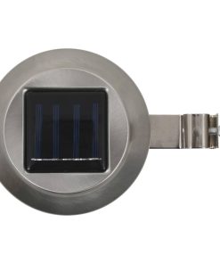 Lampade Solari Da Esterno 12 Pz Led Rotonde 12 Cm Bianche