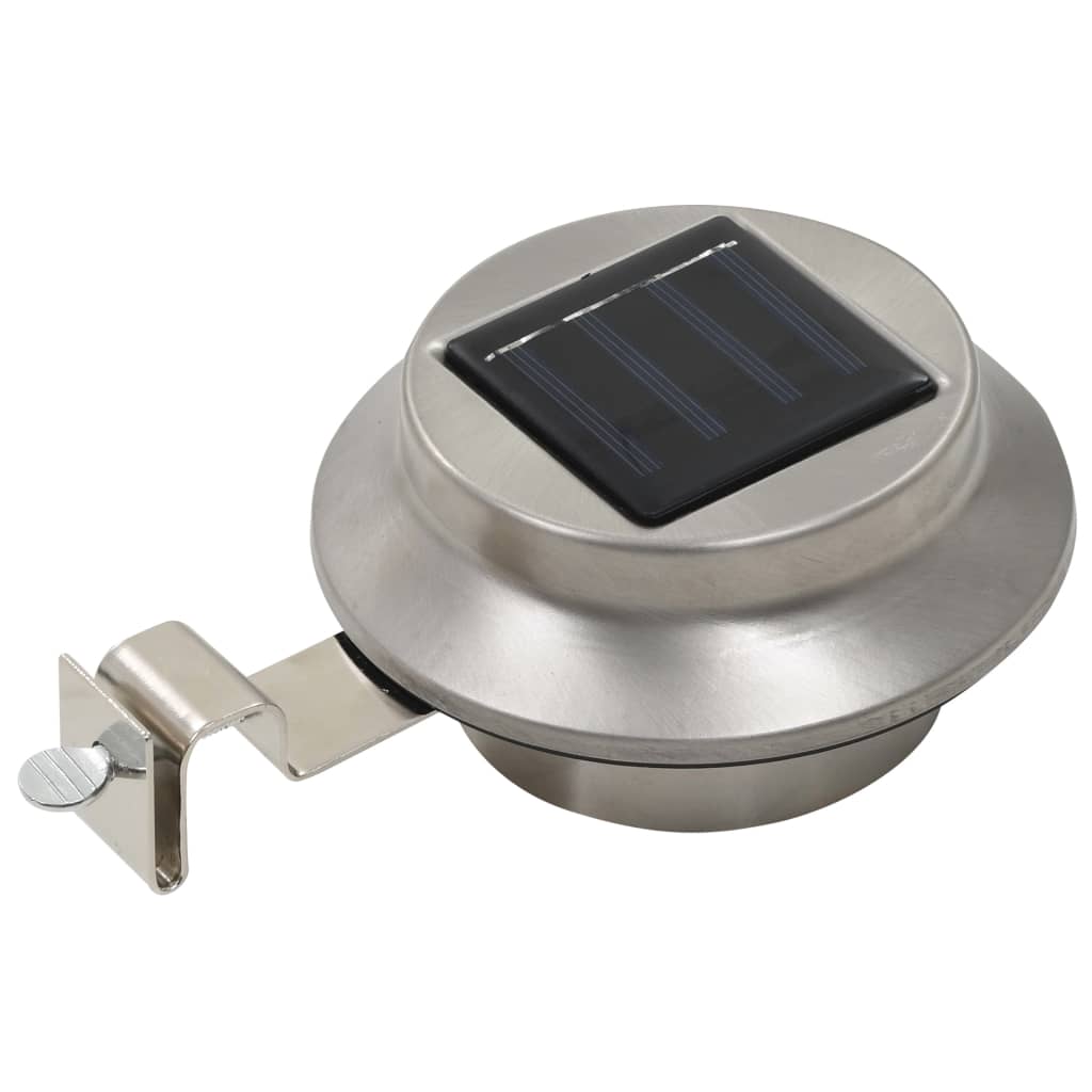 Lampade Solari Da Esterno 12 Pz Led Rotonde 12 Cm Bianche - Image 2