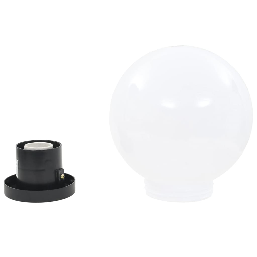 Set Lampade A Led Sferiche 4 Pz 20 Cm In Pmma