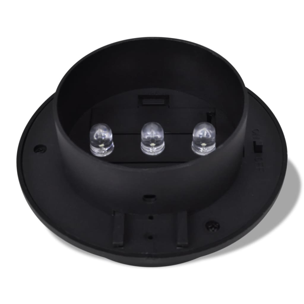 Lampade Solari 6 Pz Luci Per Recinzioni Nere