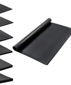 Tappetino Antiscivolo In Gomma 1,2x2 M 4 Mm Liscio