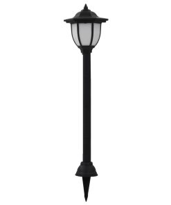 Lampade Solari Da Esterni 3pz A Led Nero