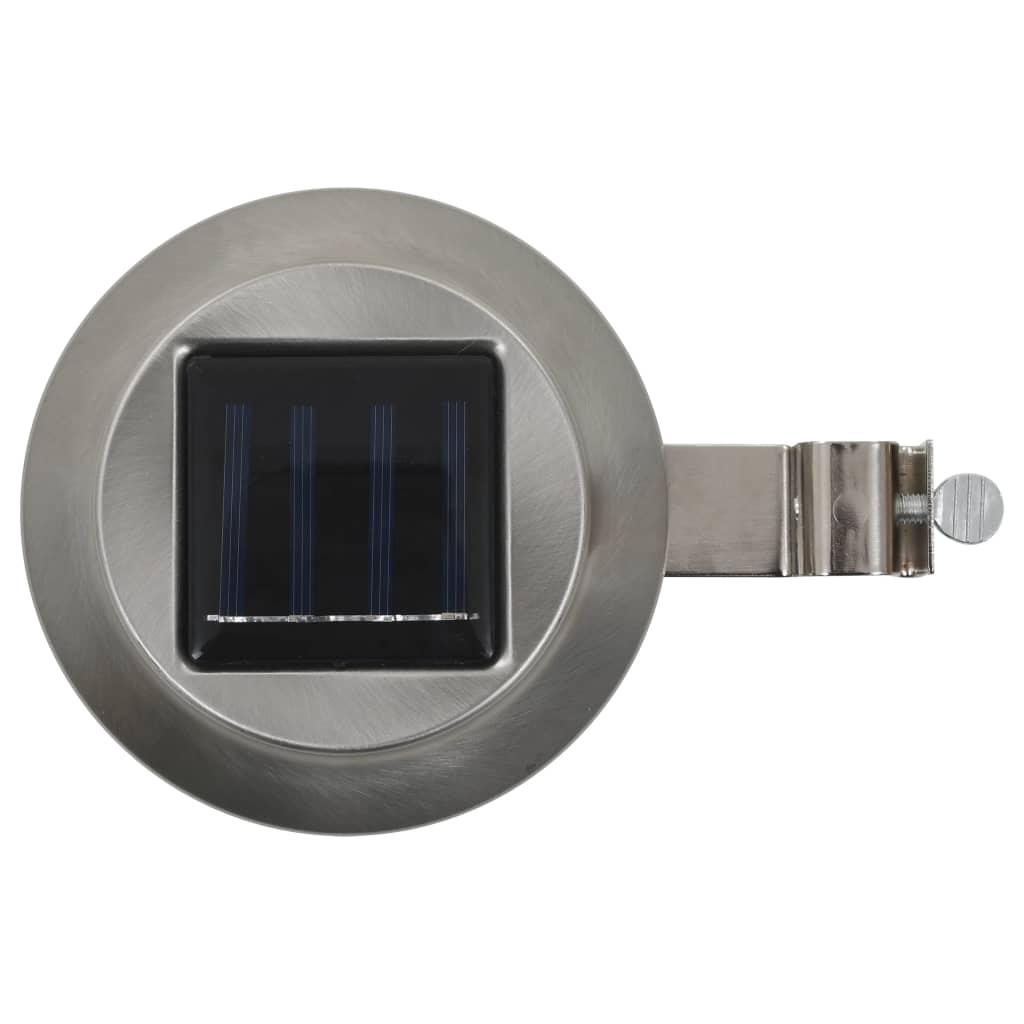 Lampade Solari Da Esterni 6 Pz A Led Rotonde 12 Cm Bianco - Image 6