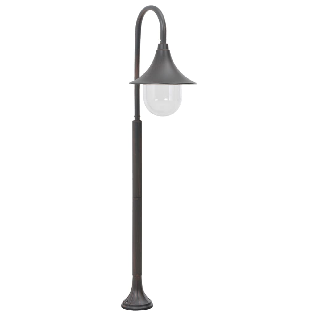 Lampione Da Giardino E27 120 Cm In Alluminio Bronzo