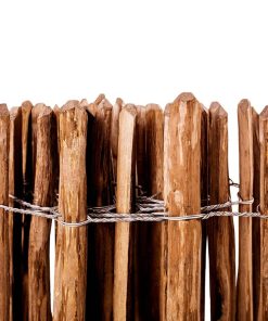 Staccionata In Legno Di Nocciolo 90x500 cm