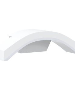 Applique Per Esterni Con Led 2 Pz Bianche Alluminio Pressofuso