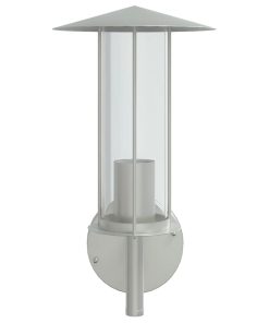 Applique Da Esterno Argento In Acciaio Inossidabile