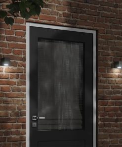 Applique Per Esterni Nera In Alluminio Pressofuso