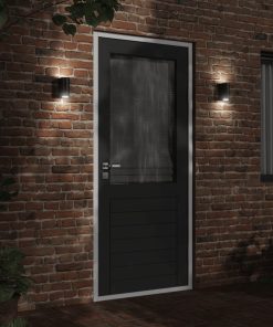 Applique Per Esterni Nera In Alluminio Pressofuso