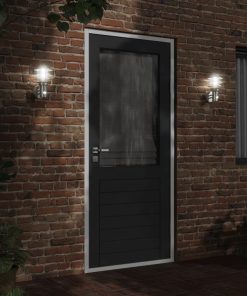 Applique Per Esterno Con Sensore 2 Pz Argento In Acciaio Inox