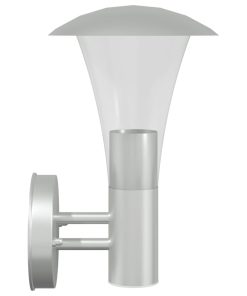 Applique Da Esterno Argento In Acciaio Inossidabile