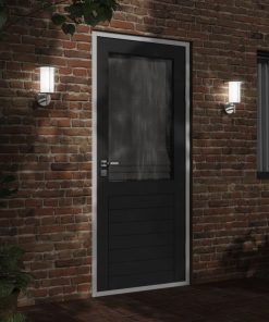 Applique Da Esterno 2 Pz Argento In Acciaio Inossidabile