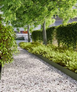 Bordure Per Prato 10 Pz Verde Oliva Acciaio Laminato A Freddo