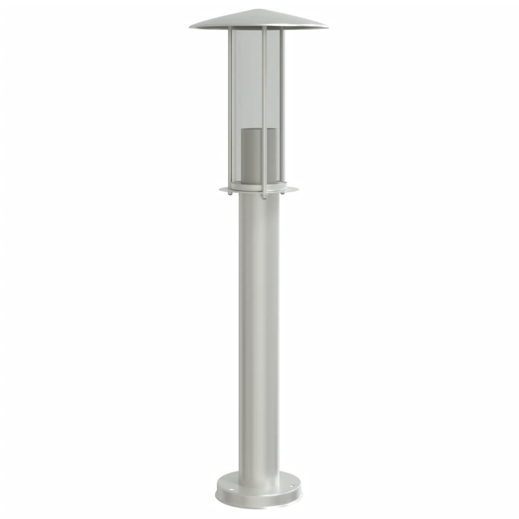 Lampade Da Terra Per Esterni 3 Pz Argento 60 Cm In Acciaio Inox - Image 6