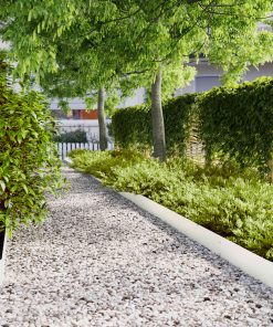 Bordure Per Prato 10 Pz Bianchi Acciaio Laminato A Freddo