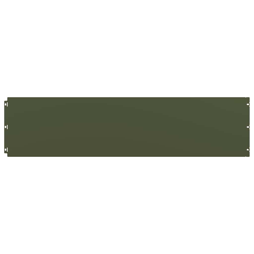 Bordure Per Prato 10 Pz Verde Oliva Acciaio Laminato A Freddo - Image 5