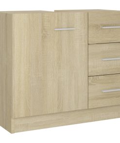 Mobile Sottolavabo Rovere Sonoma 63x30x54 Cm Legno Multistrato