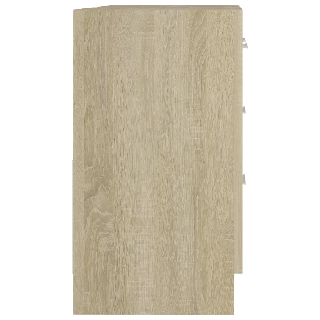 Mobile Sottolavabo Rovere Sonoma 63x30x54 Cm Legno Multistrato - Image 4