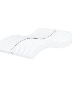 Materasso In Schiuma Bianco 160x200 Cm Durezza H2 h3