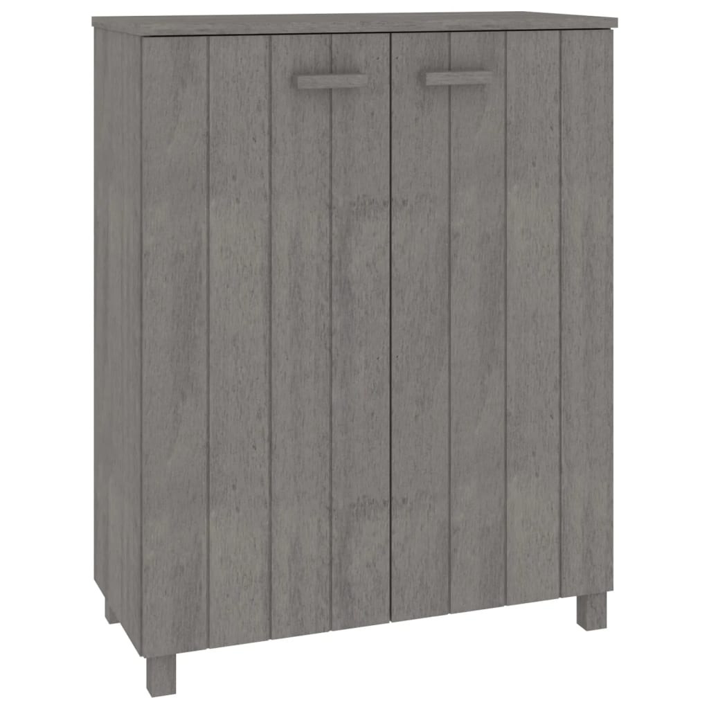 Scarpiera Hamar Grigio Chiaro 85x40x108 Cm In Legno Di Pino