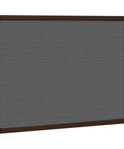 Zanzariera Allungabile Per Finestre Marrone (100-193)x75 cm