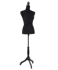 Busto Sartoriale Donna Manichino Femminile Nero