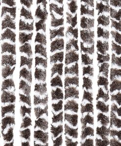 Zanzariera Marrone E Bianco 100x220 Cm Ciniglia
