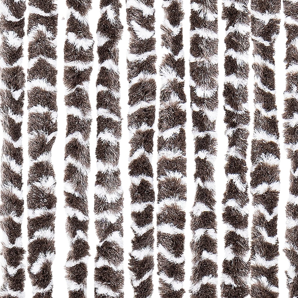 Zanzariera Marrone E Bianco 100x220 Cm Ciniglia