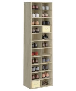 Scarpiera Rovere Sonoma 54x34x183 Cm In Truciolato