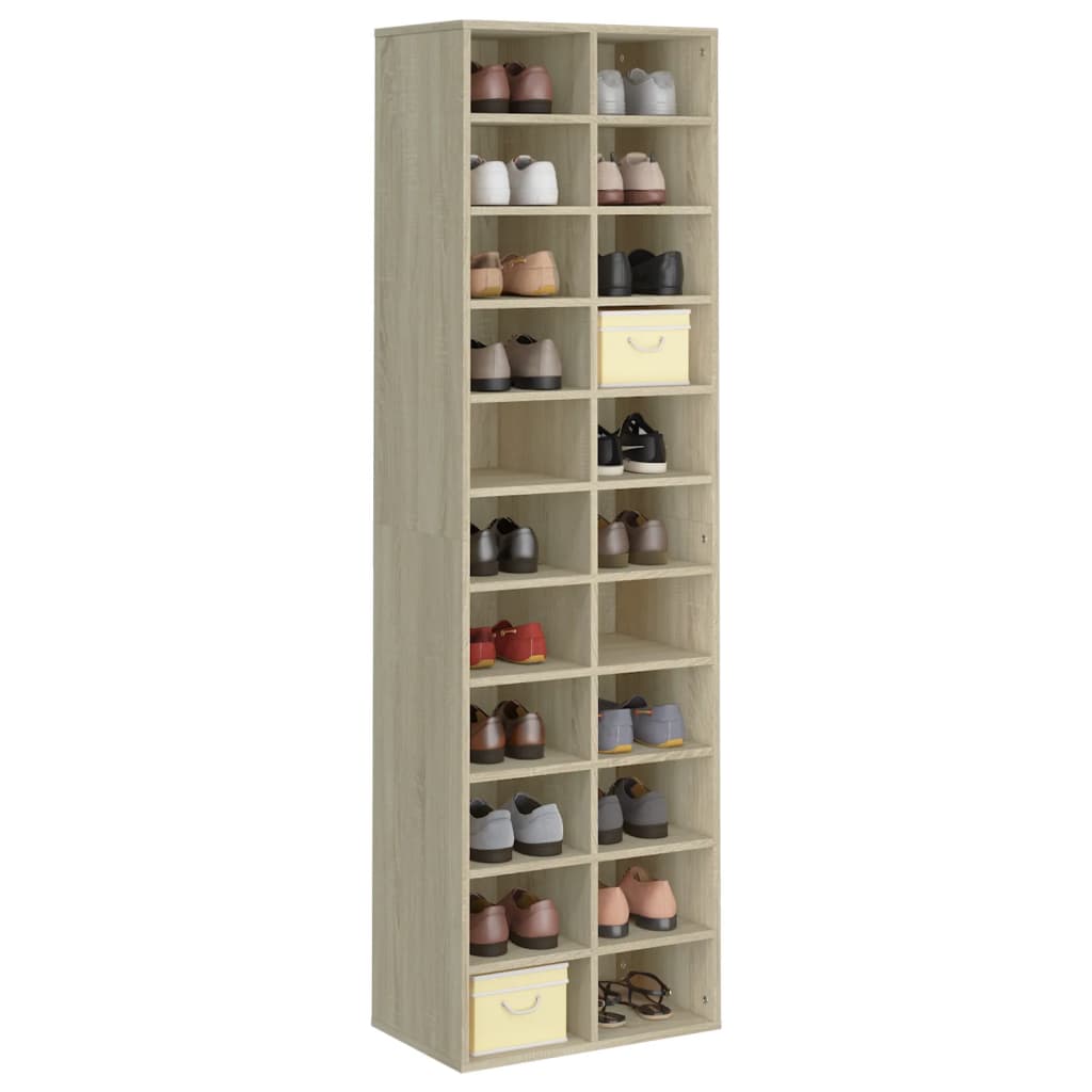 Scarpiera Rovere Sonoma 54x34x183 Cm In Truciolato
