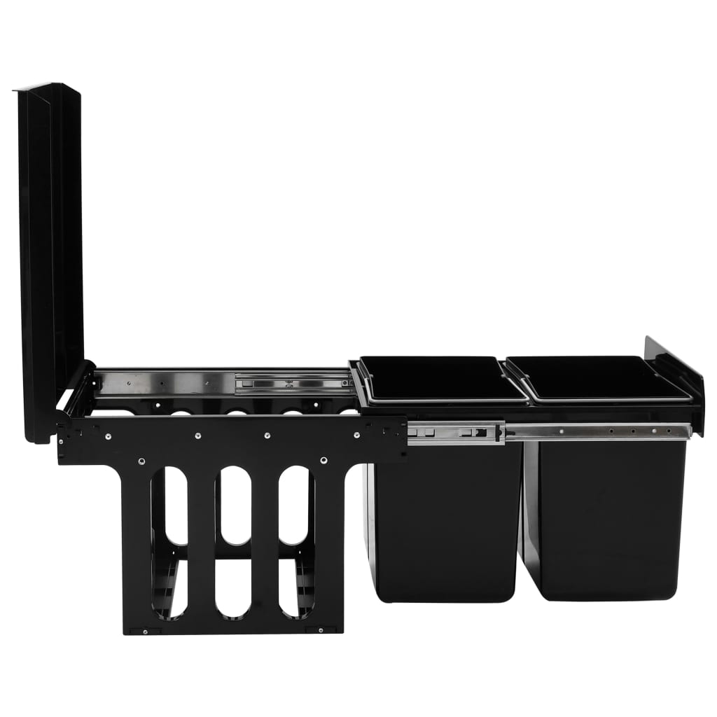 Cestino Estraibile Per Mobile Cucina Chiusura Ammortizzata 36l