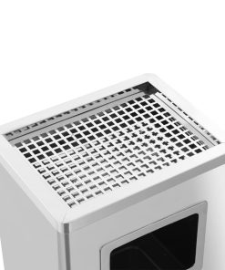 Pattumiera Con Posacenere Da Albergo 45 L Acciaio Inox