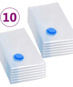 Sacchetti Da Viaggio Sottovuoto Per Vestiti 80x60 Cm 10 pz