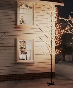 Albero Di Ciliegio Con 672 Led Bianco Caldo 400 cm